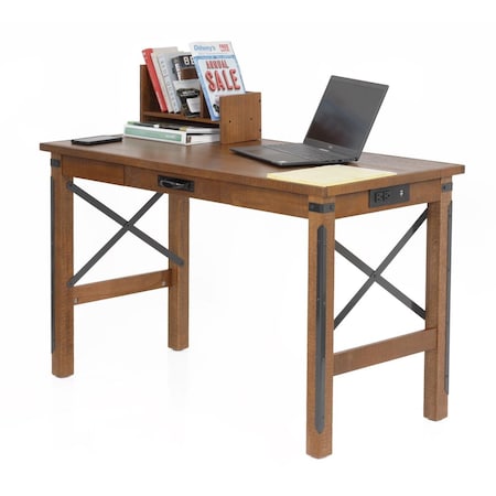 Latestluxury 30 x 47.5 x 23.5 in. 24 by 48 Desk with USB Ports, Hewn Pallet LA3314057